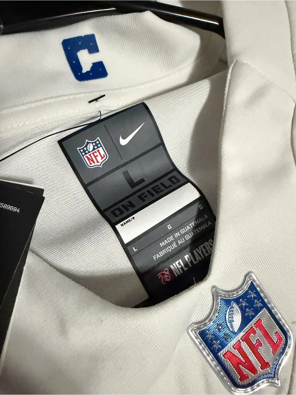 Indianapolis Colts men’s L Darius Leonard white jersey NWT